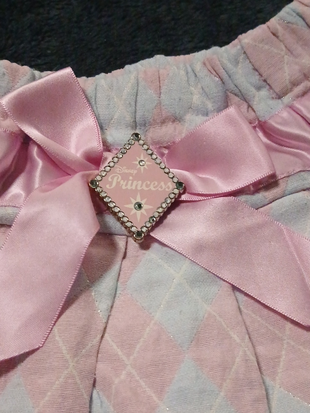 Disney Pink Princess Knit Skirt with Bow and Charm